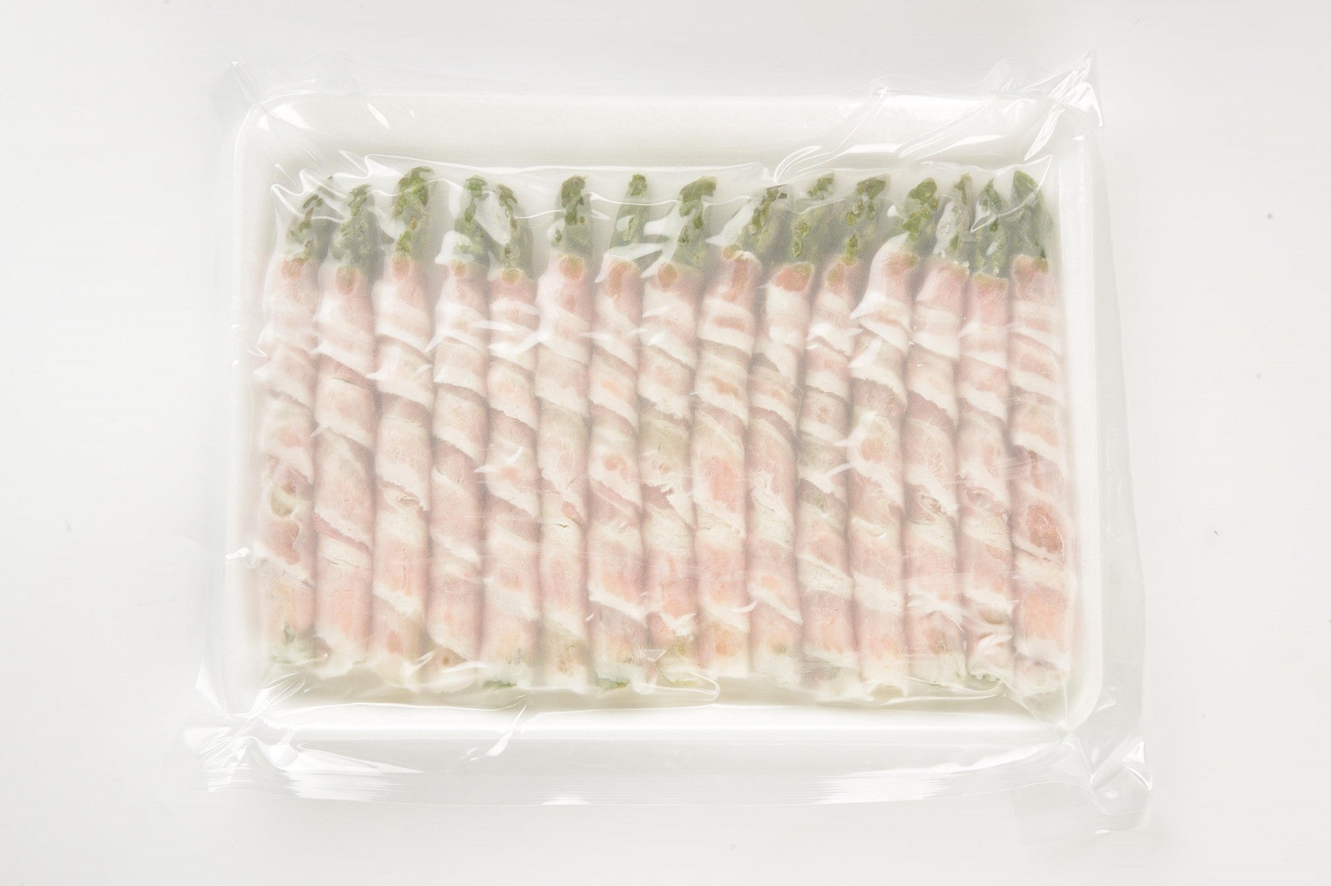 –　三栄フーズ　手作り】冷凍アスパラ生ベーコン1本巻　お試し3パック